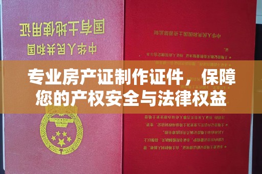 蓬莱专业房产证制作证件，保障您的产权安全与法律权益