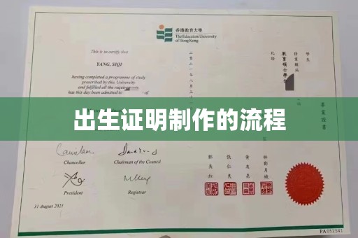 蓬莱出生证明制作的流程